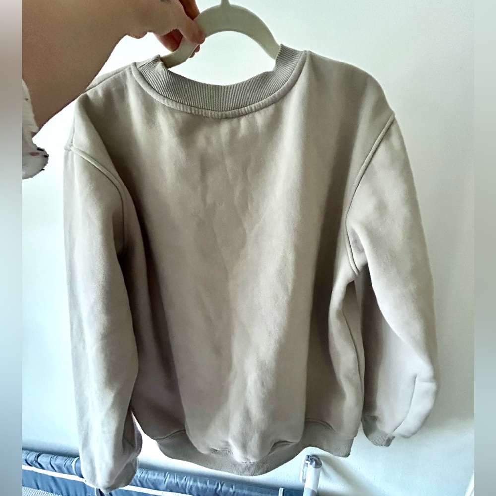White Fox Cream Hoodie - Picture 2 of 3